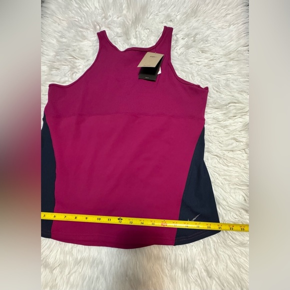 - Nike Dri-Fit Yoga Burgundy Women's Tank Top Size XL - Picture 5 of 11